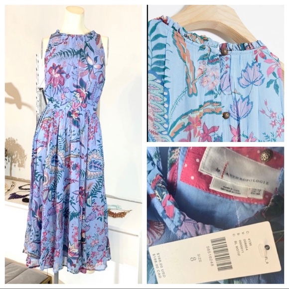 Anthropologie Dresses & Skirts - Anthropologie midi dress hermia 8 medium